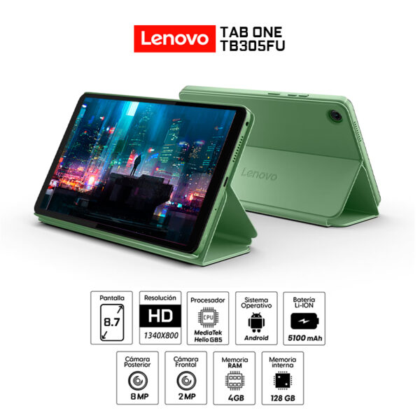 Tablet Lenovo TB305FU 8.7” HD | 4GB RAM – 128GB Android 14