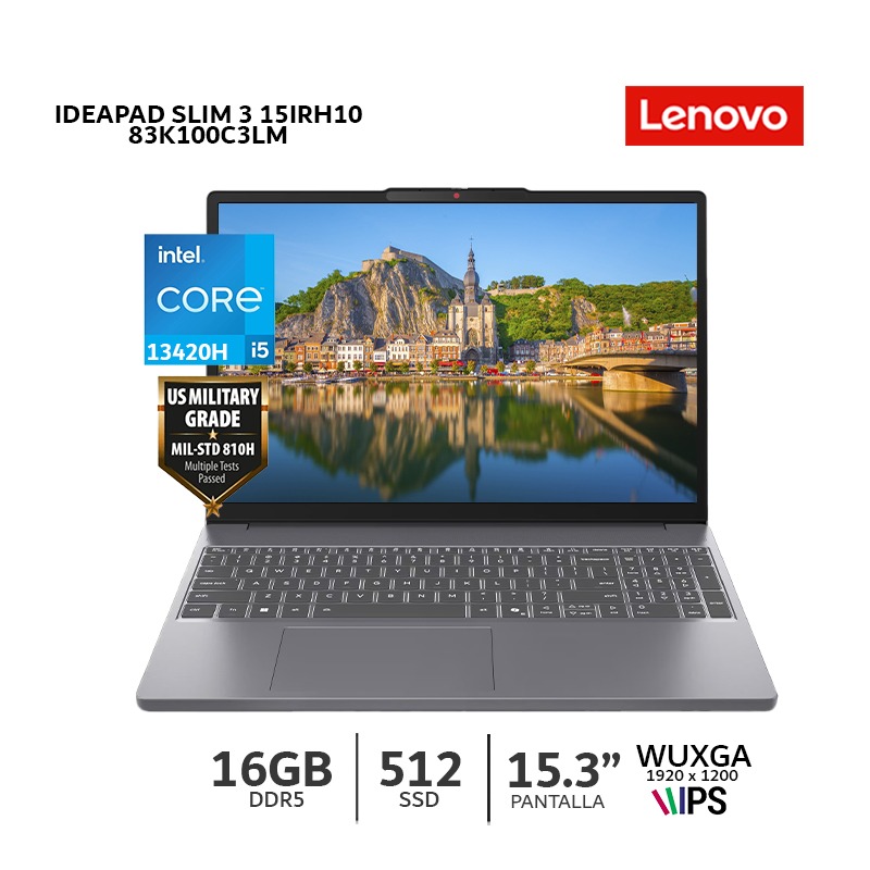 Laptop Lenovo IdeaPad Slim 3 15IRH10 83K100C3LM