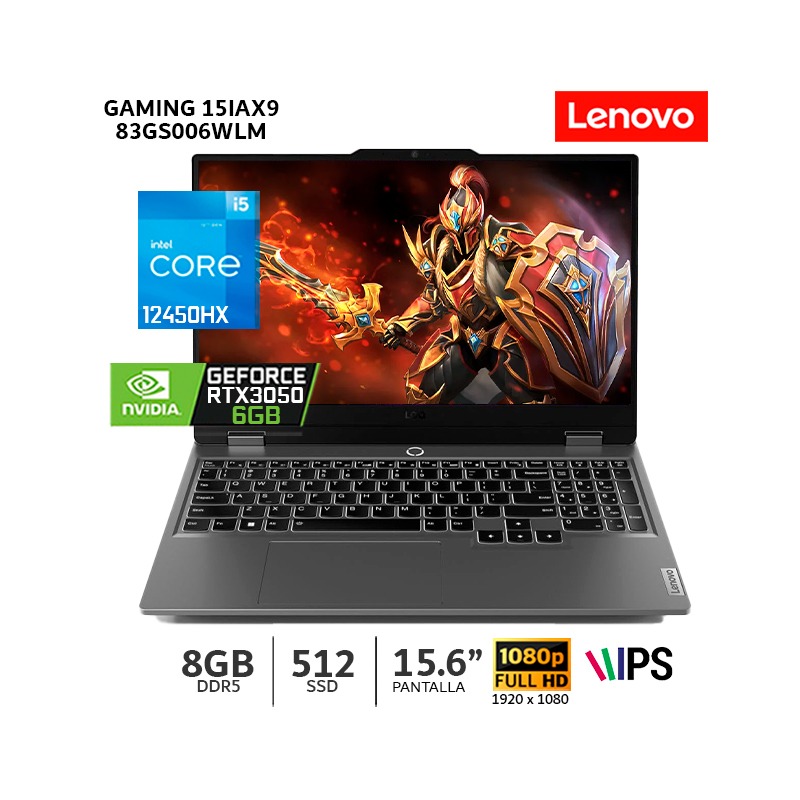 Laptop Lenovo LOQ 83GS006WLM