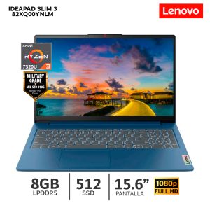 Laptop Lenovo IdeaPad Slim 3 15AMN8 Ryzen 3 7320U/ 8Gb Ram / 512Gb SSD/ 15.6” FHD-82XQ00YNLM
