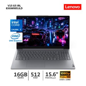 Laptop Lenovo V15 G5 IRL Intel Core i5-13420H 16Gb Ram 512Gb SSD 15.6” FHD-83GW005JLD