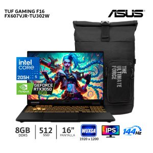 ASUS TUF Gaming F16 Intel Core 5 205H 8GB 512SSD RTX3050 16" FHD - FX607VJR-TU302W