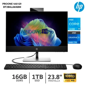 All-in-One HP ProOne 440 G9 23.8” Core i5-14500 / 16Gb Ram / 1TB SSD – BT2B6LA#ABM.